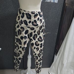 Leopard Print High-Waisted Leggings